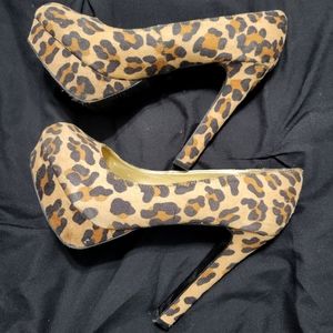 Leopard Print Heels